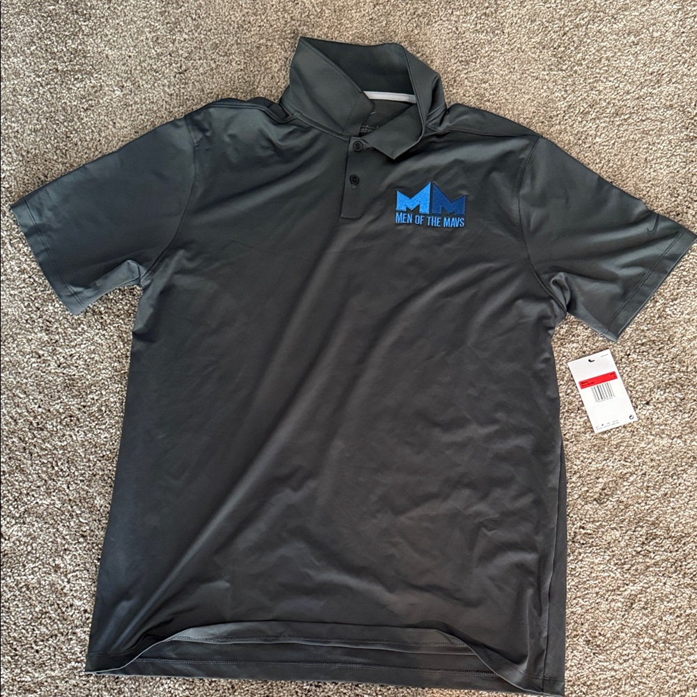 Gray Polo Shirt (Men of the Mavs)